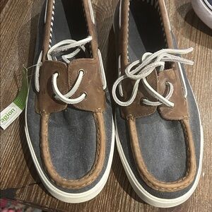 ⛵️ Lands' End men's boat shoes size 11 New
